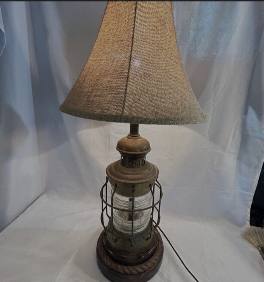 Vintage Masthead Nauctical  Lamp brass