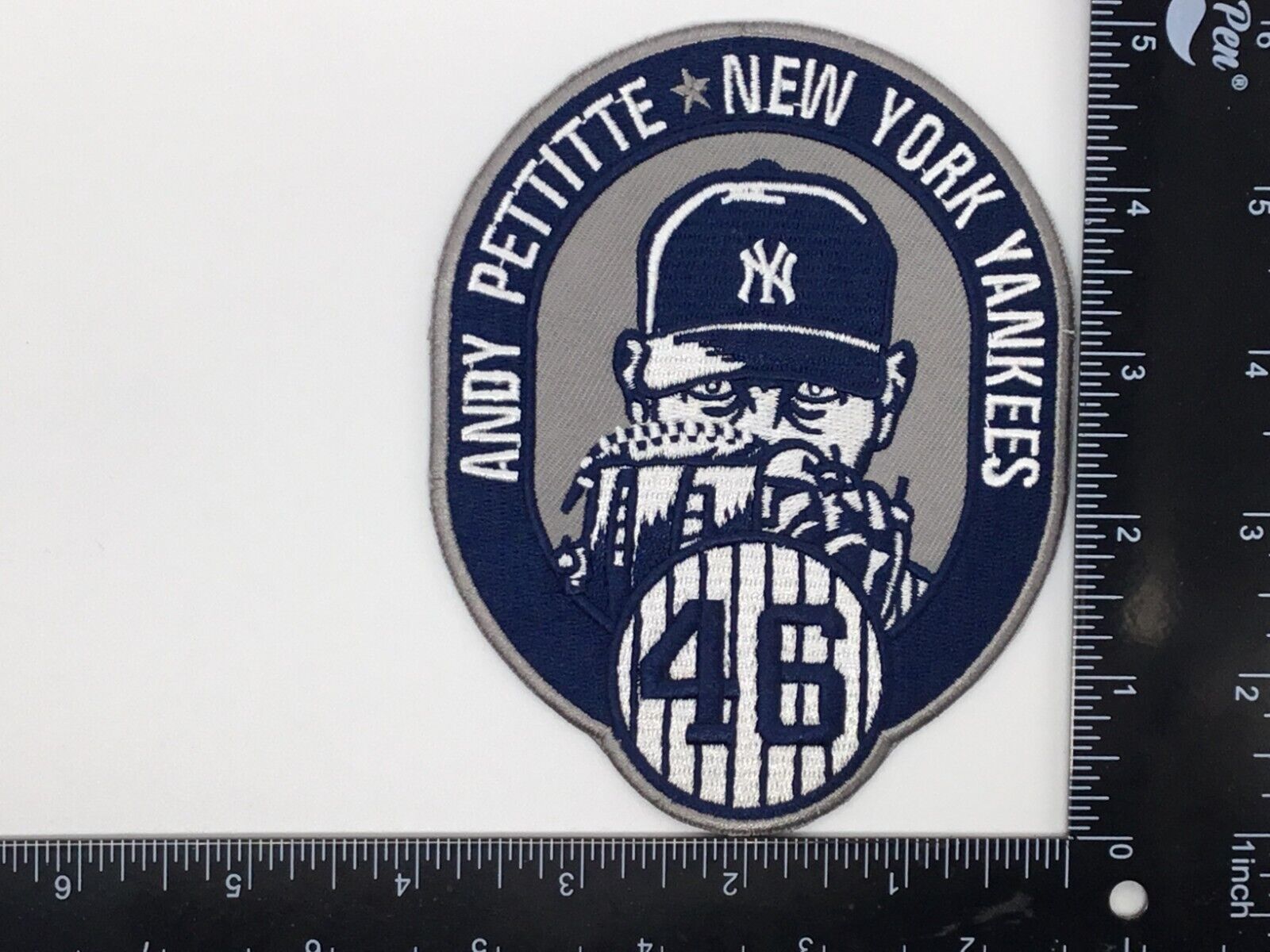 2015 MLB New York Yankees Andy Pettitte #46 Retirement Jersey Sleeve Patch 