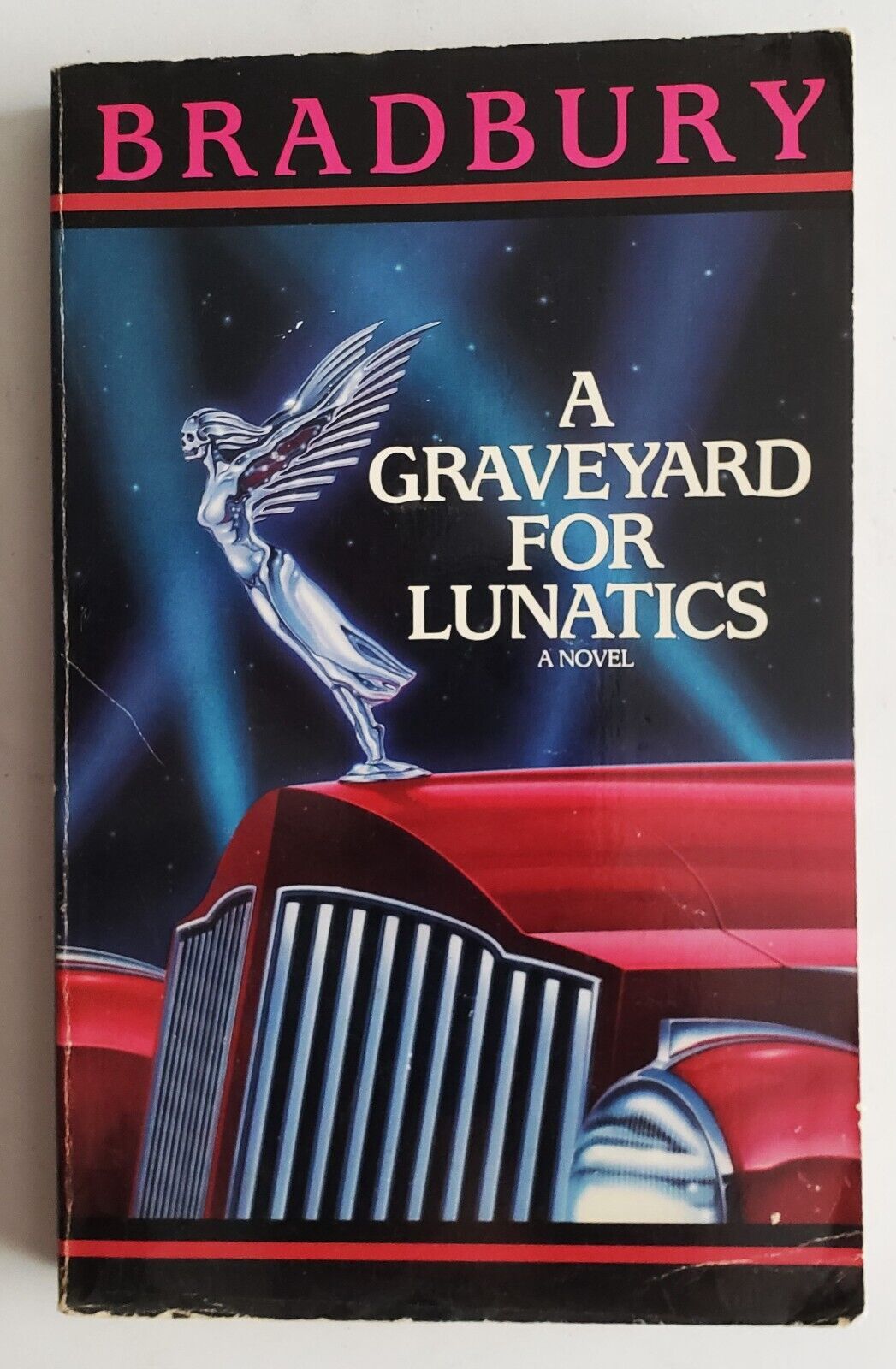 RAY BRADBURY A Graveyard for Lunatics SIGNED Randy Nelson art paperback edition