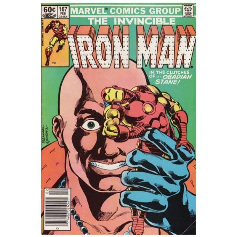 Iron Man (1968 series) #167 Newsstand in VF minus condition. Marvel comics [f`