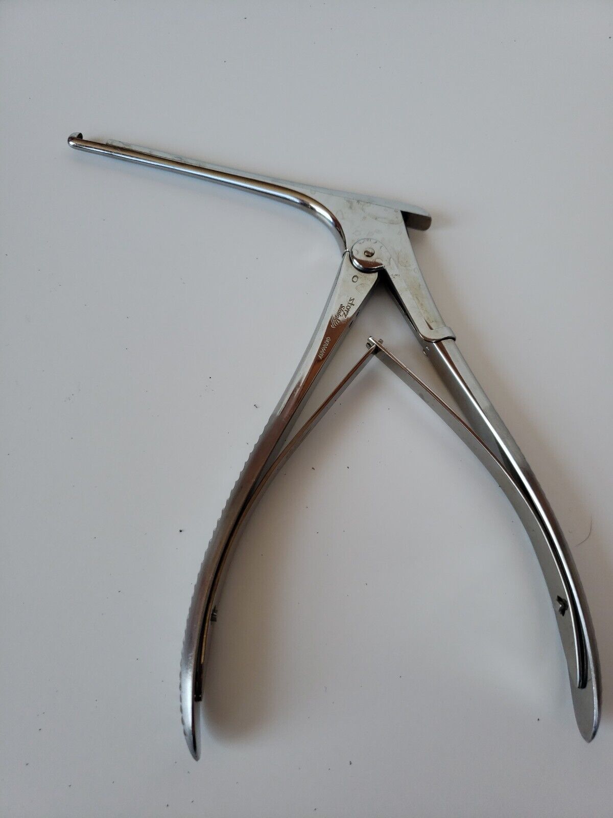 Vintage Sinus Rongeur Forceps Pliers Medical Surgical Storz Germany Stainless