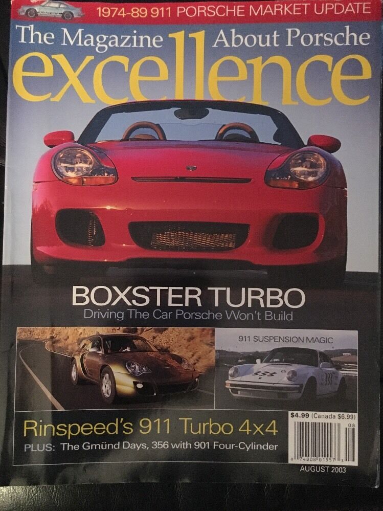 2003 Porsche Excellence Magazine #121 August 2003 \