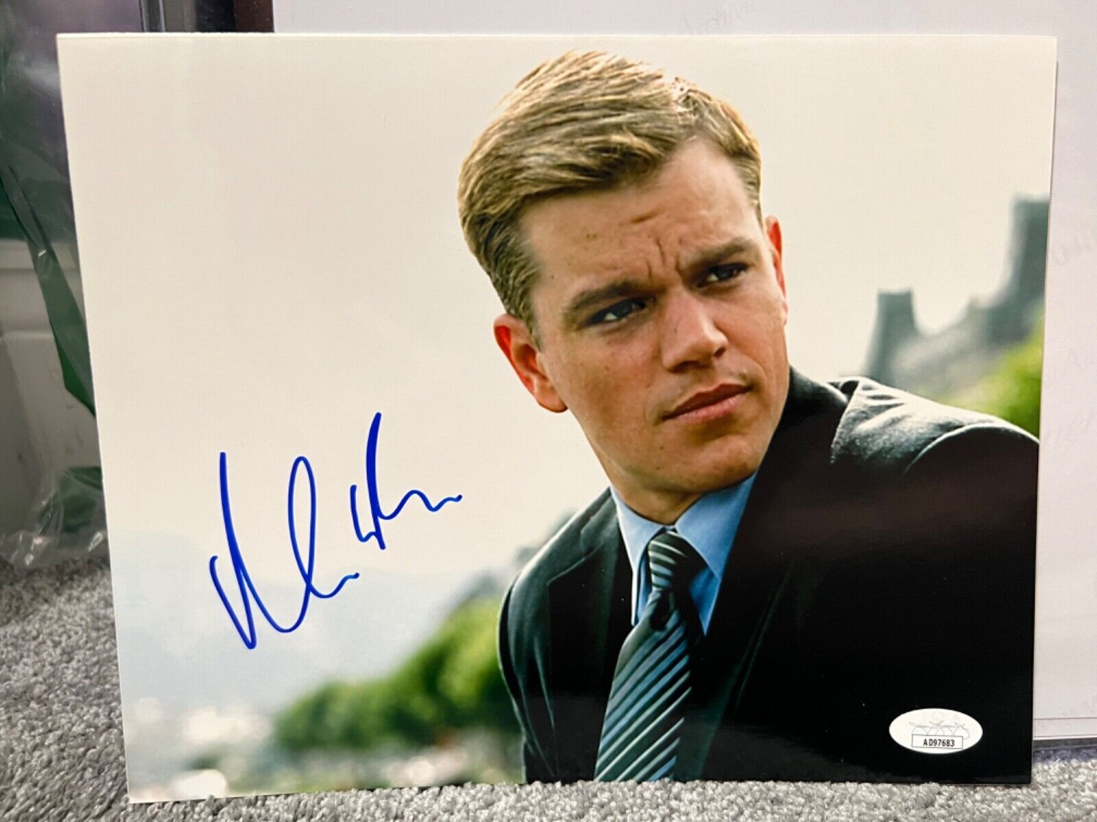 Matt Damon signed JSA COA 8x10 Good Will Hunting Bourne Identity bas psa