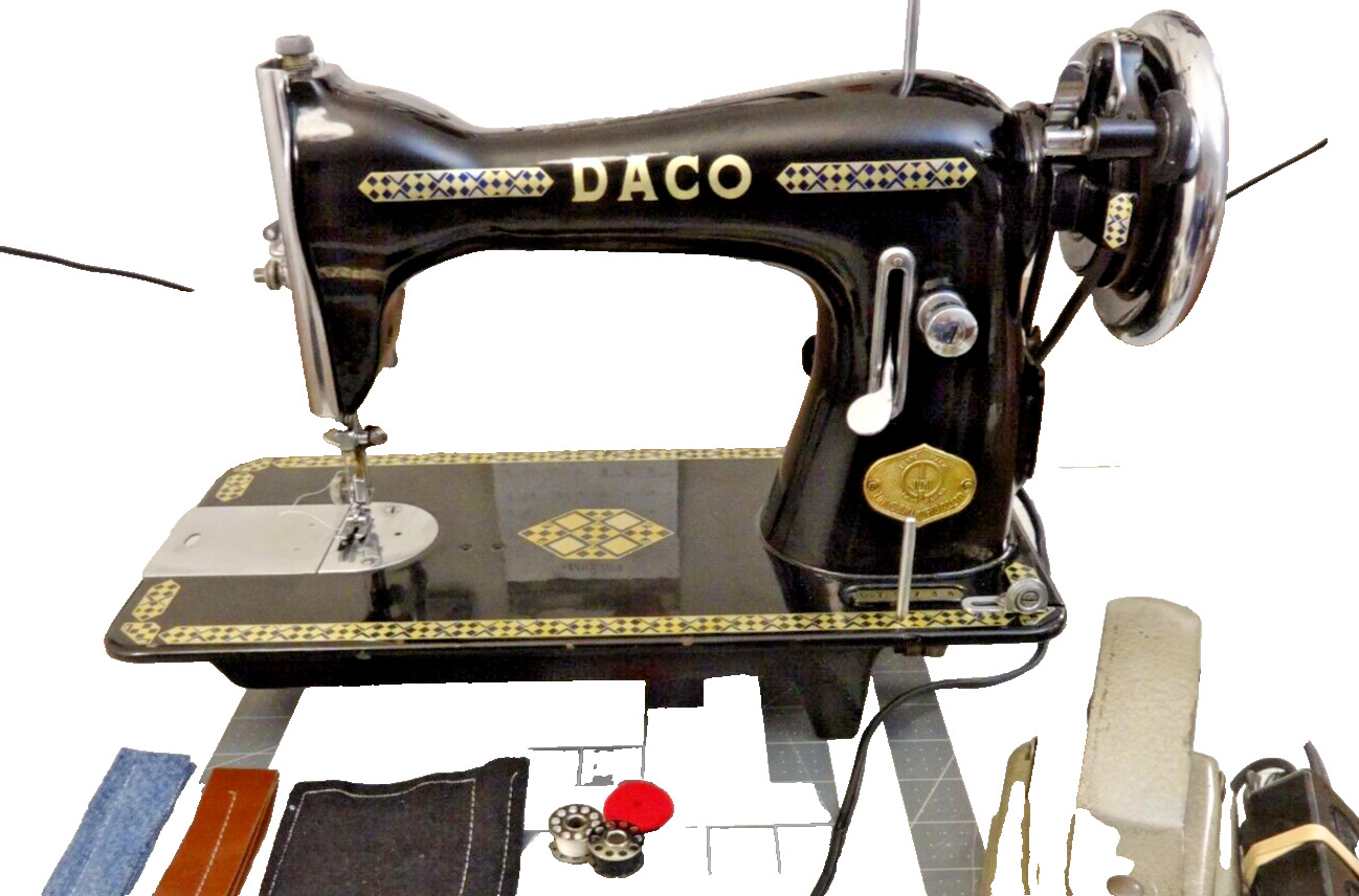 Beautiful DACO by JUKI JAPAN 15 Clone Sewing Machine  CANVAS  LEATHER - Serviced
