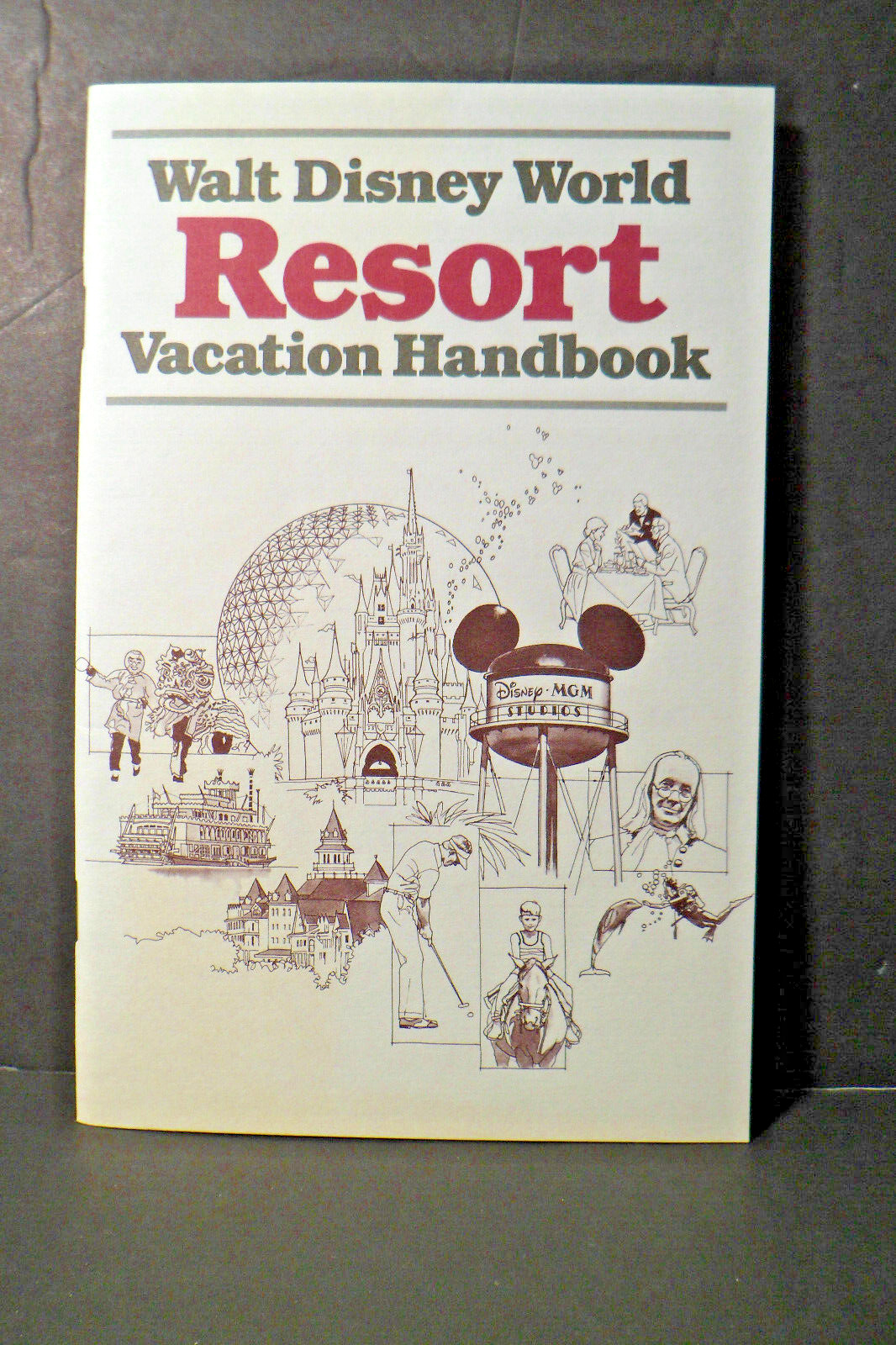 1989 Walt Disney World Resort Vacation Handbook - NEW - Rates, Info, Phone #s