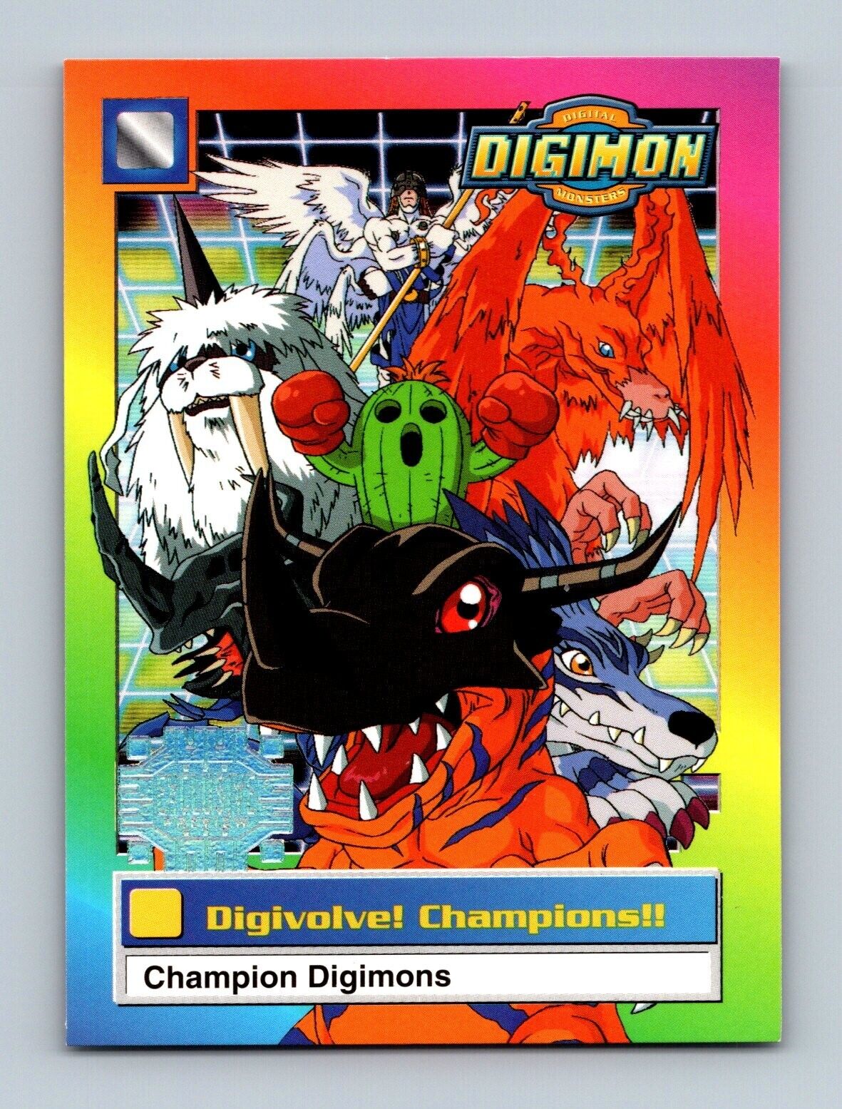 Digimon Animated Series 1 - EXCLUSIVE Digivolve Champions 3 of 34- Upper Deck