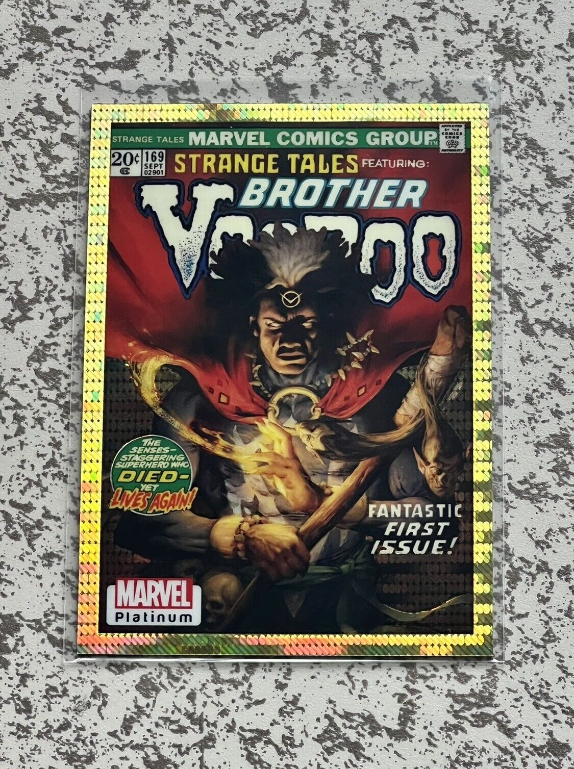 Upper Deck Marvel Platinum Brother Voodoo Cover Variant Seismic Gold #03/10