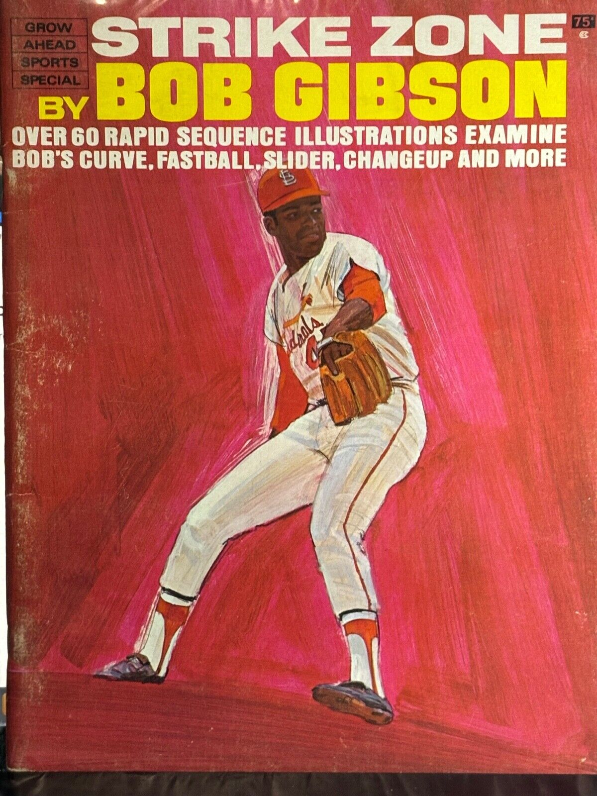 1969 Strike Zone Bob Gibson Magazine Beautiful and in great condition