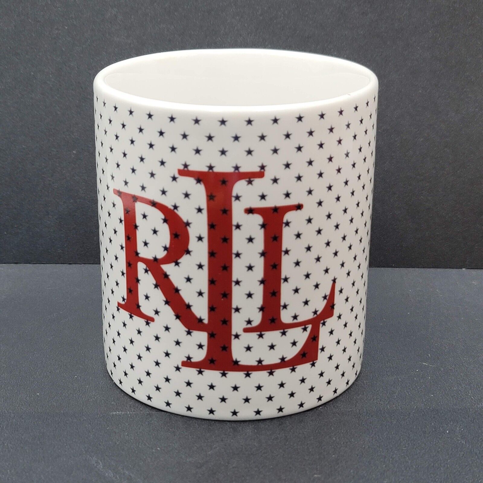 Lauren Ralph Lauren LRL Red White Blue Stars Coffee Mug Cup 4