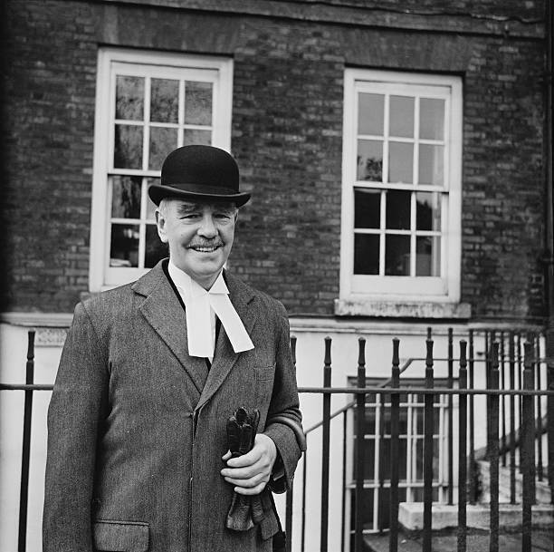 British judge Sir John Passmore Widgery, Baron Widgery , the new L- Old Photo