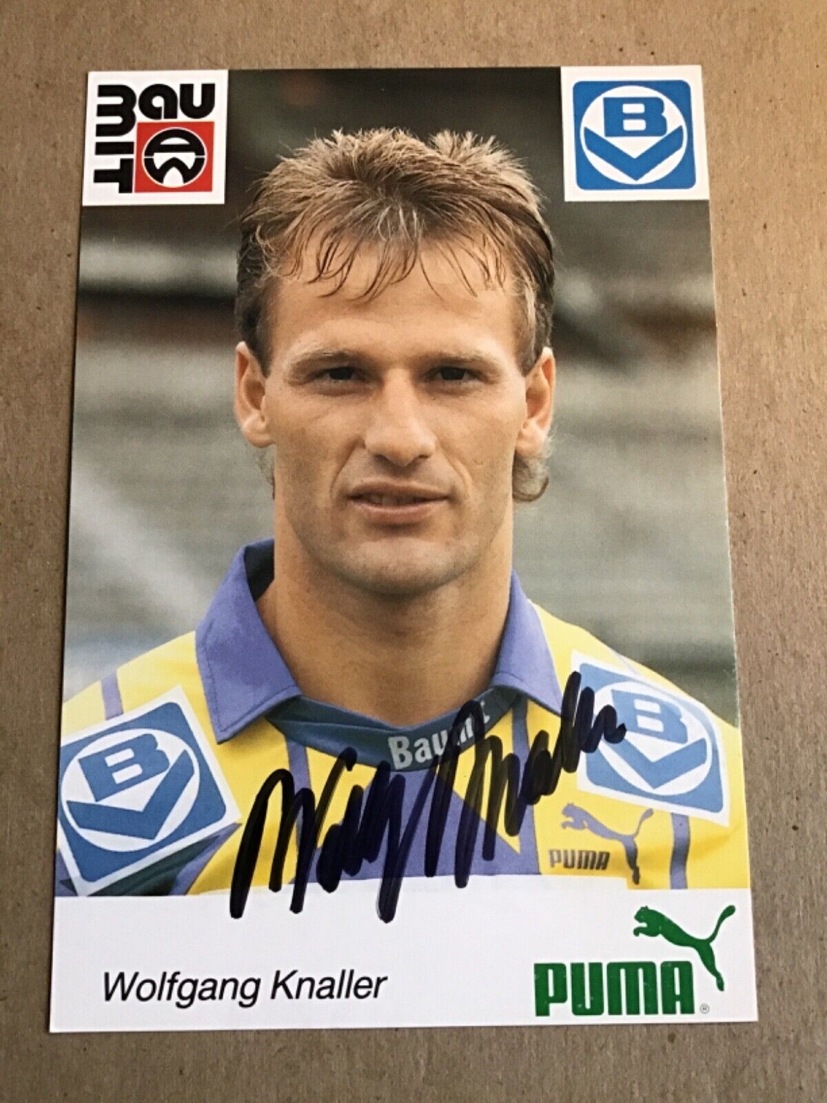 Wolfgang Knaller, Austria 🇦🇹 Admira/ Wacker 1989/90 hand signed