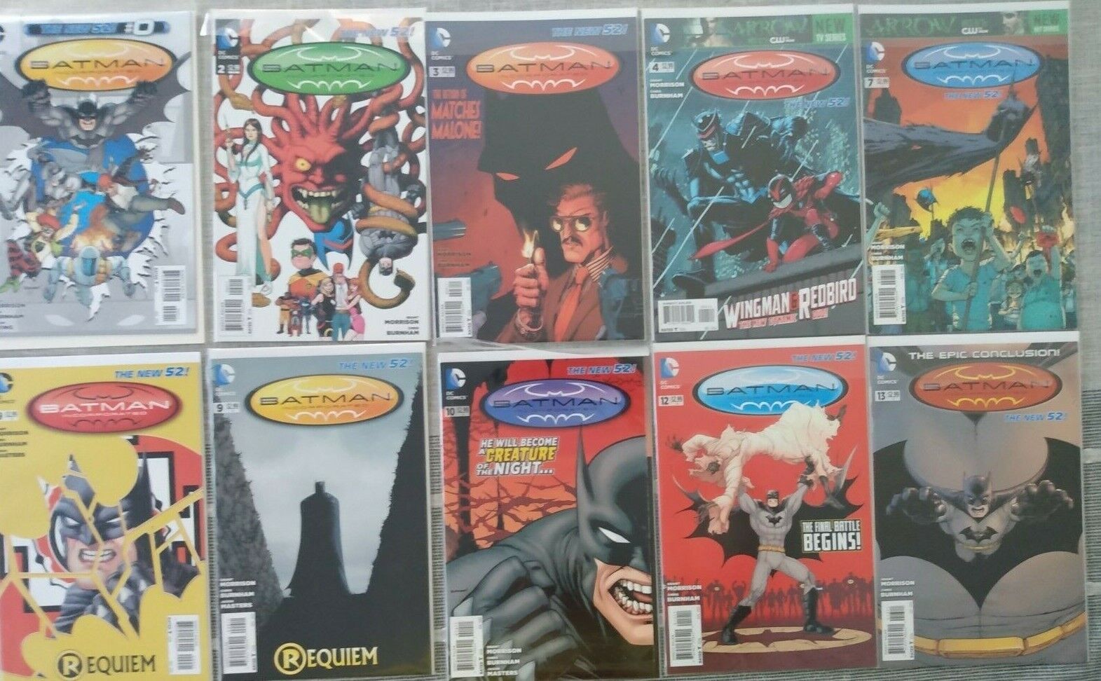 Batman Incorporated The New 52 #0 #2 #3 #4 #7 #9 #9 #10 #12 #13 Comics 2012/13