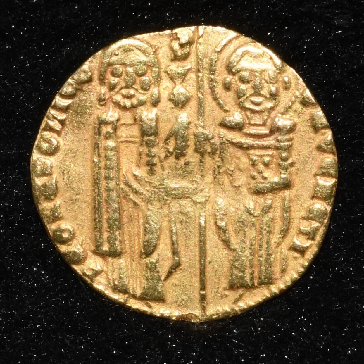 Genuine Ancient Byzantine Constans II Gold AV Solidus Coin Circa 662-667