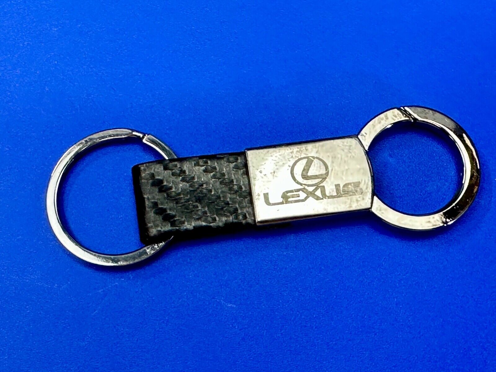 Lexus silver & black color Auto Keychain - Vintage Key Ring Chain
