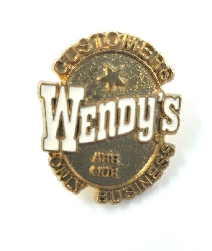 Wendy\'s Lapel Pin - Customers are our Only Business 