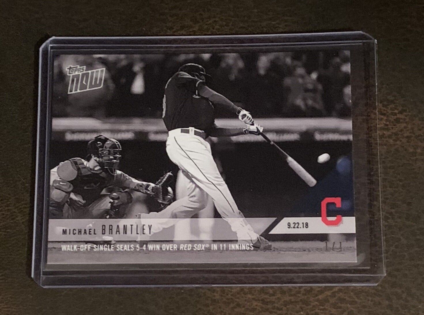2018 TOPPS NOW #770BW MICHAEL BRANTLEY PLATINUM MEMBER ONLY B/W 1/1