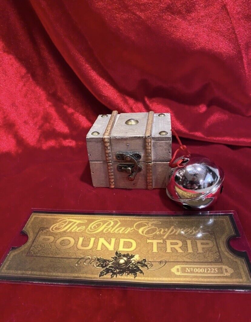 Polar Express Bell, Ticket and gift box Replica