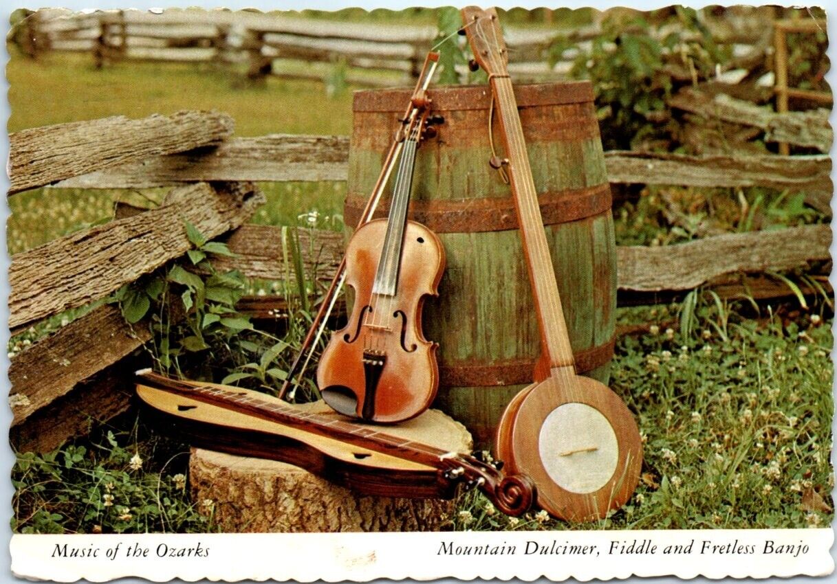 Postcard - Mountain Dulcimer, Fiddle and Fretless Banjo - Music of the Ozarks