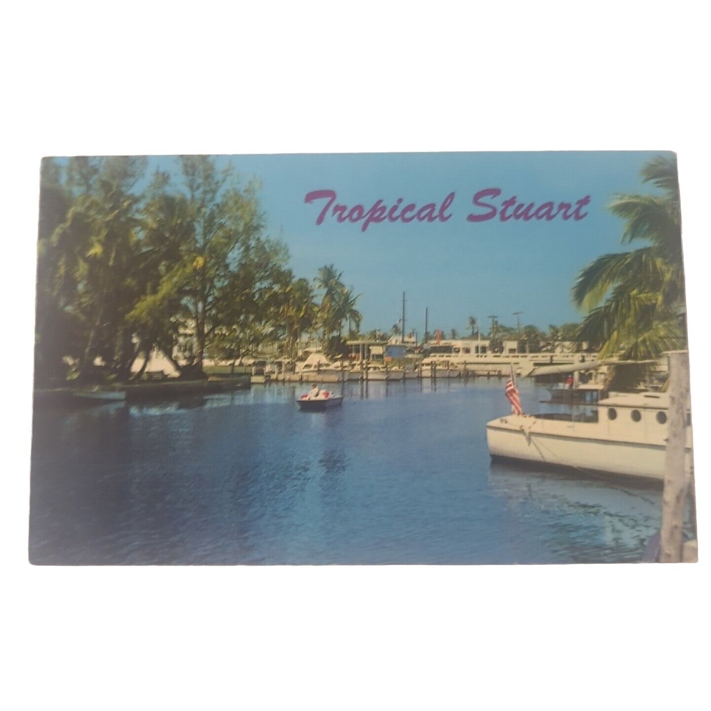 Postcard Stuart Florida Fl Frazier Creek Fishing Fleet Marina  Unposted 1.9.16