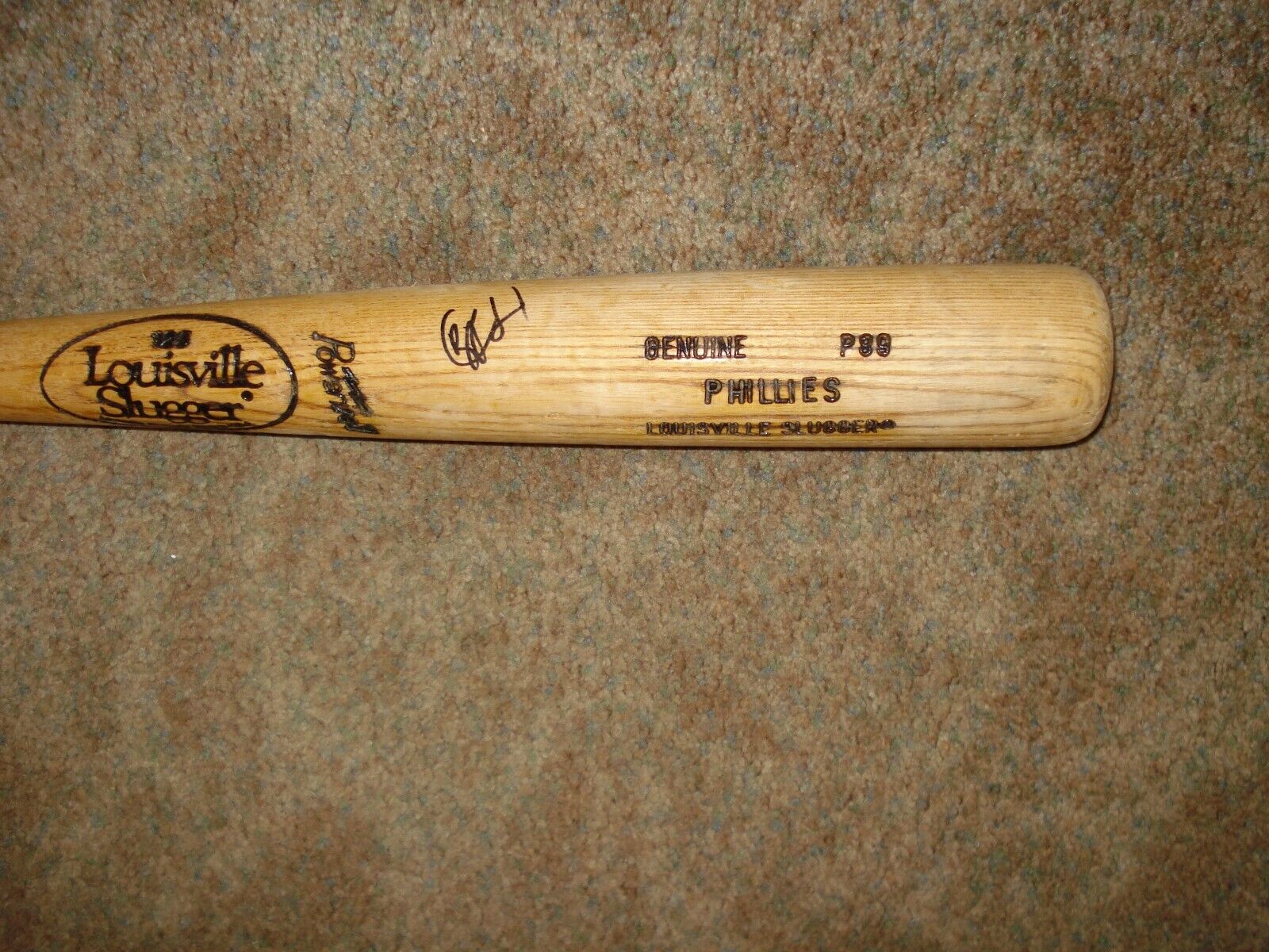 SEATTE MARINERS IF JP CRAWFORD OF IN PERSON AUTO  PHILLIES Bat