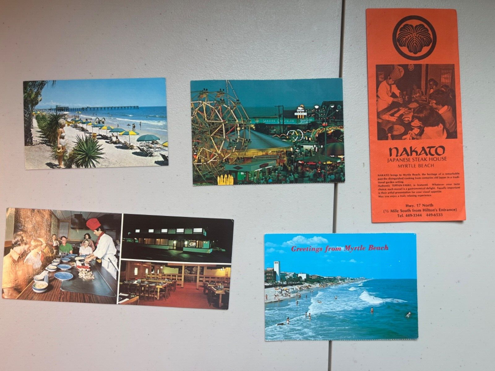 4 Vintage Postcards Myrtle Beach South Carolina