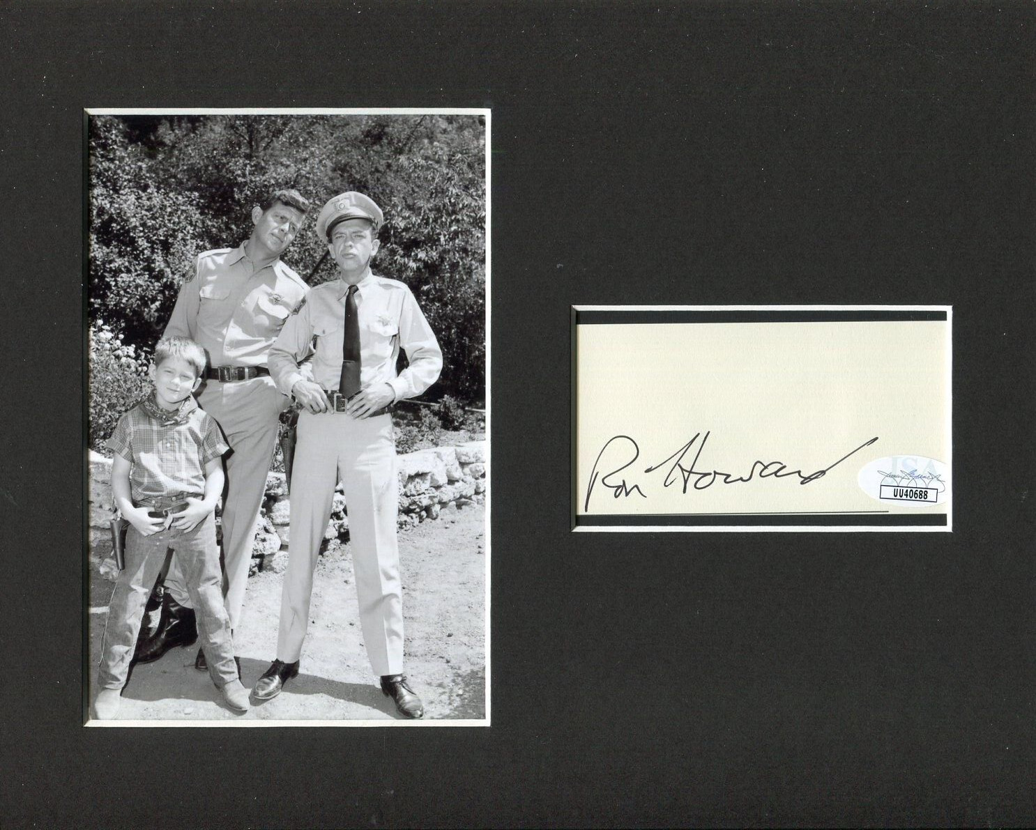 Ron Howard The Andy Griffith Show Happy Days Signed Autograph Photo Display JSA