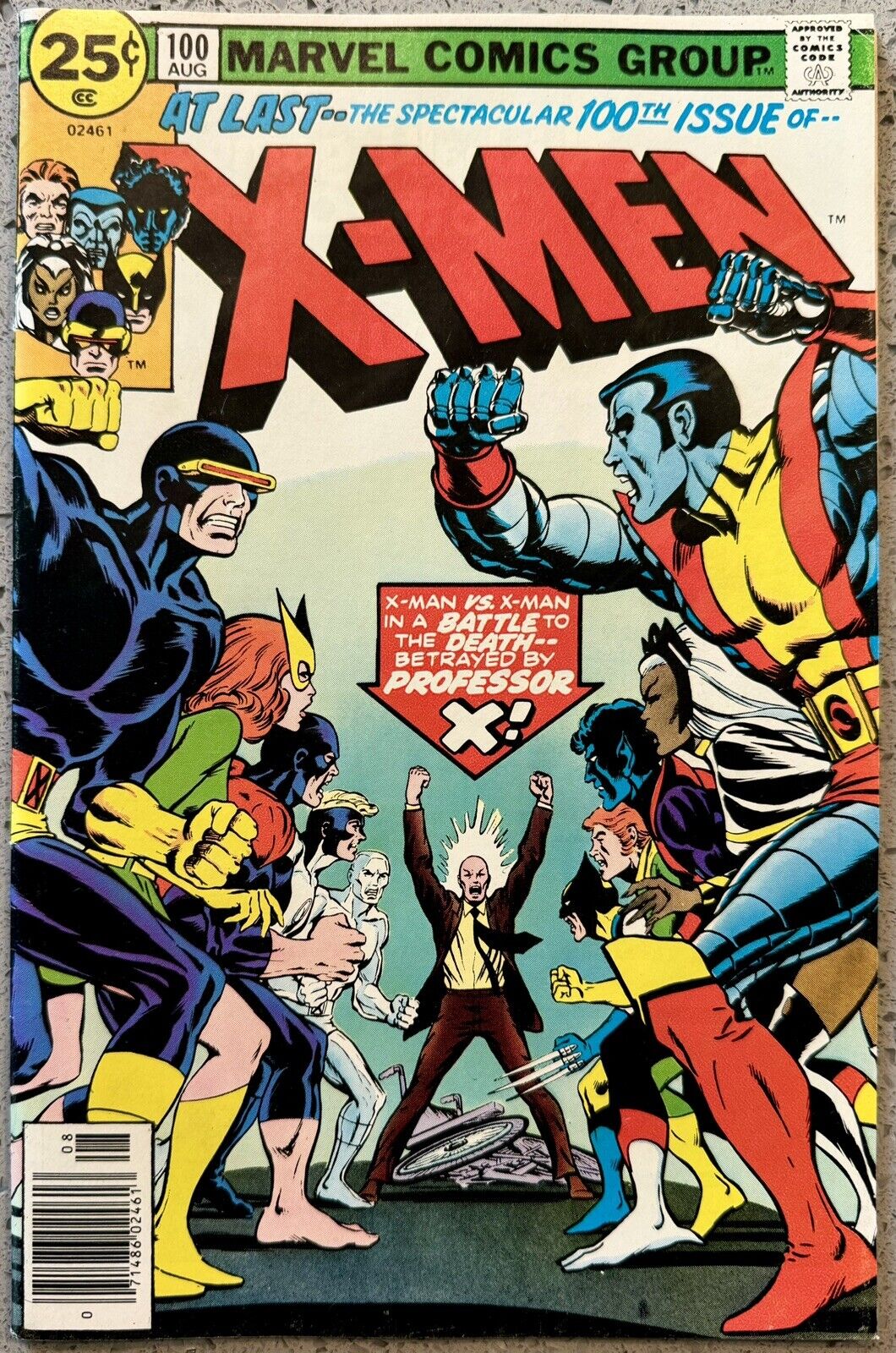 UNCANNY X-MEN #100 Newsstand ☄️ 1st Wolverine + Colossus 