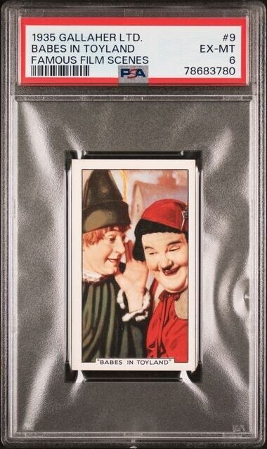 LAUREL & HARDY 1935 Gallaher Cigarette Card #9 