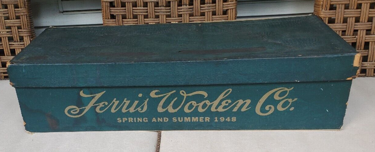 Ferris Woolen Co. Spring Summer 1948 Advertising Store Display Box Chicago 
