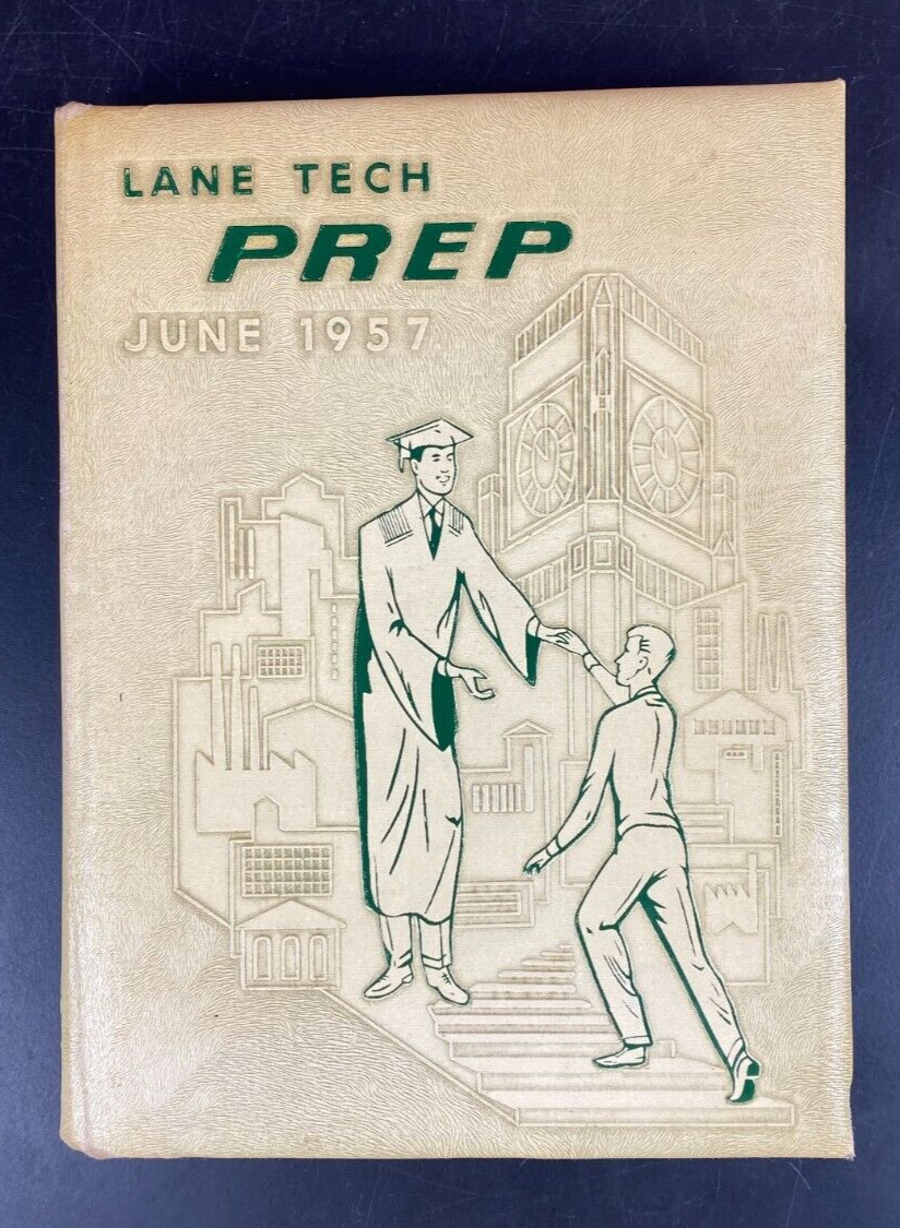 LANE TECH Prep June 1957 Chicago High School Yearbook vol 41