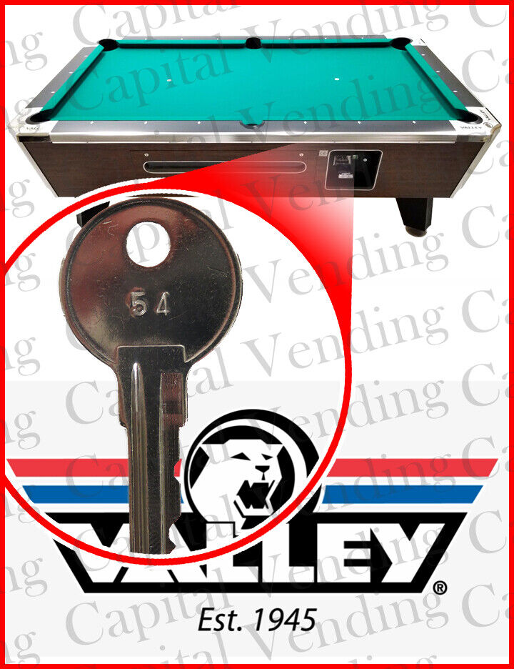 Valley  Pool Table #54 key or replacement lock with key - you select
