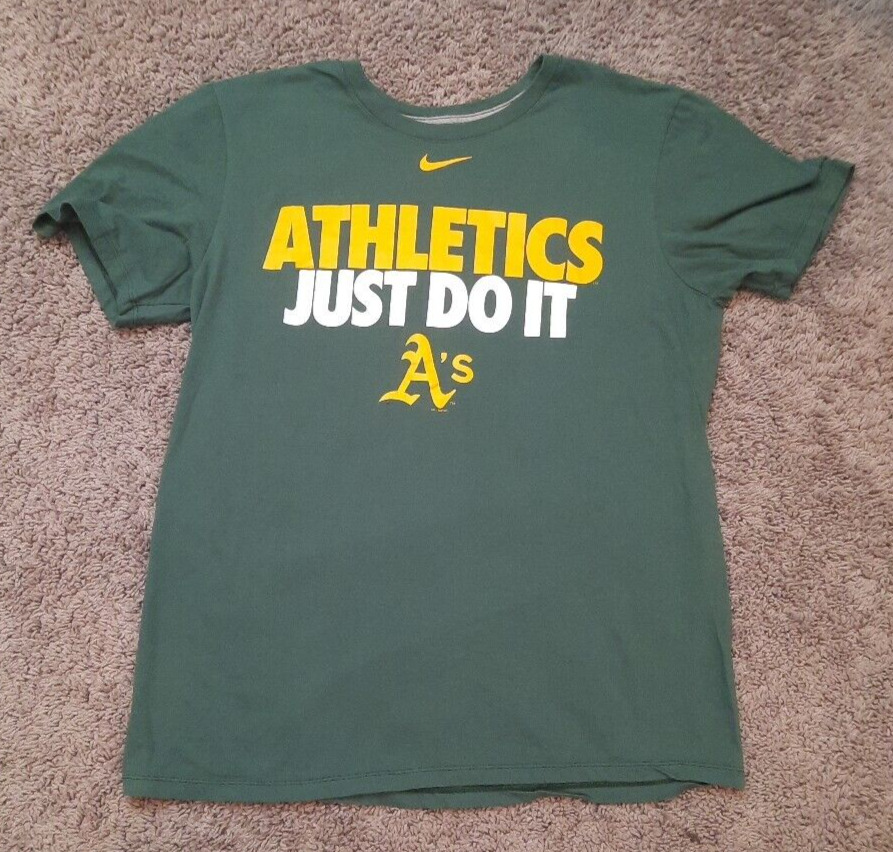 Nike Oakland Athletics Just Do It Shirt sz L