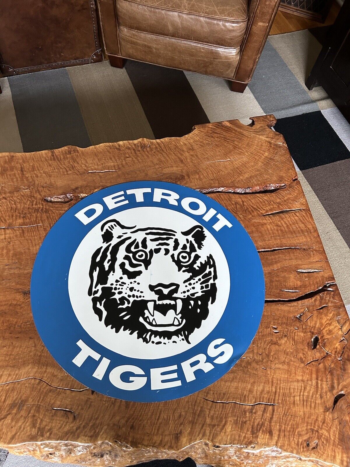 Detroit Tigers Metal Sign-From Old Tiger Stadium Vintage