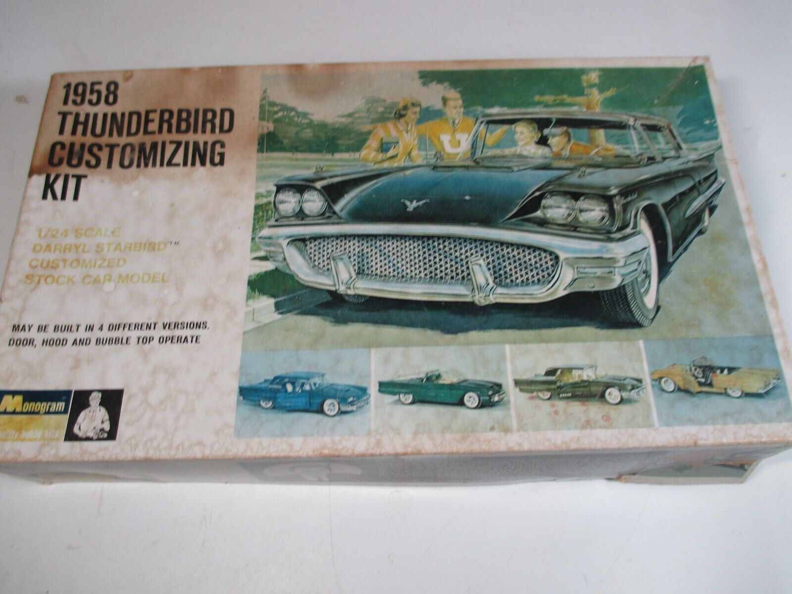 ORIGINAL 1958 Thunderbird Kit Monogram 1/24 UNBUILT 1964