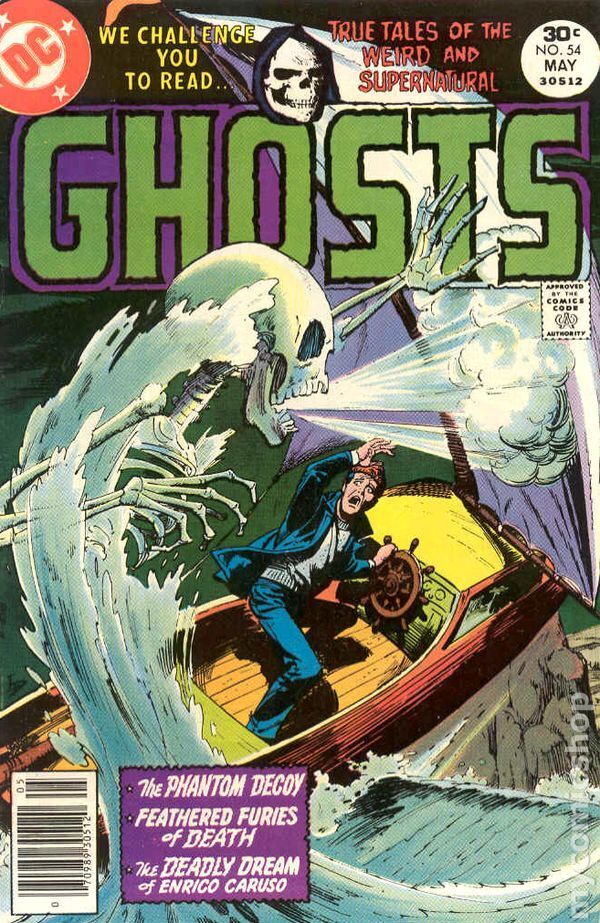 Ghosts #54 VG 4.0 1977 Stock Image Low Grade
