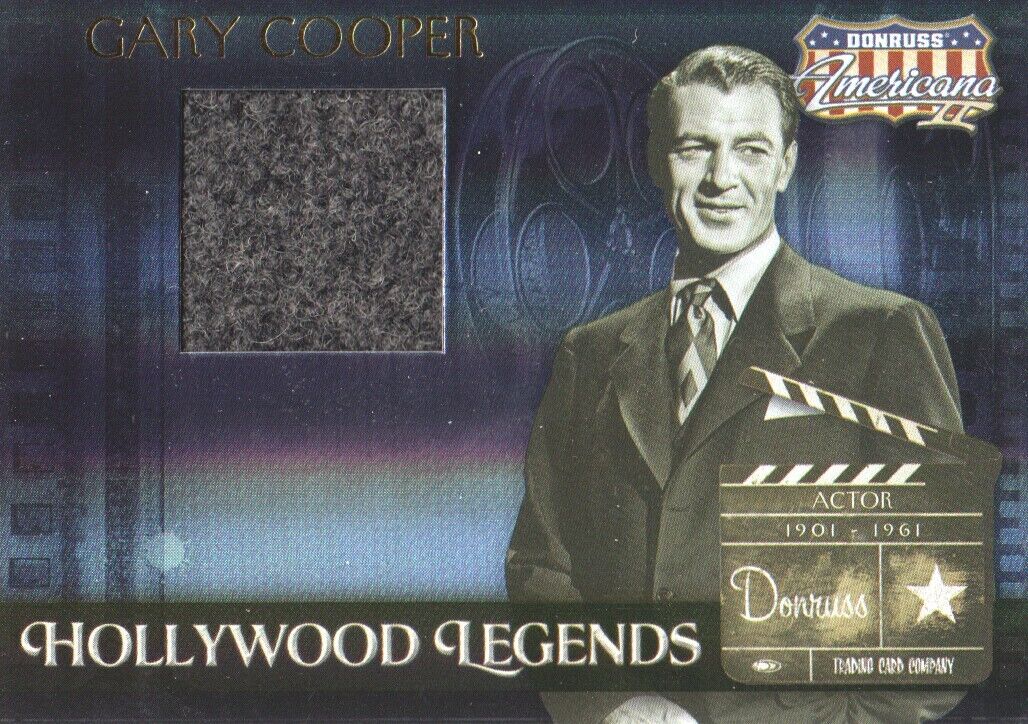 2008 Donruss Americana II Hollywood Legends Materials #44 Gary Cooper 197/500