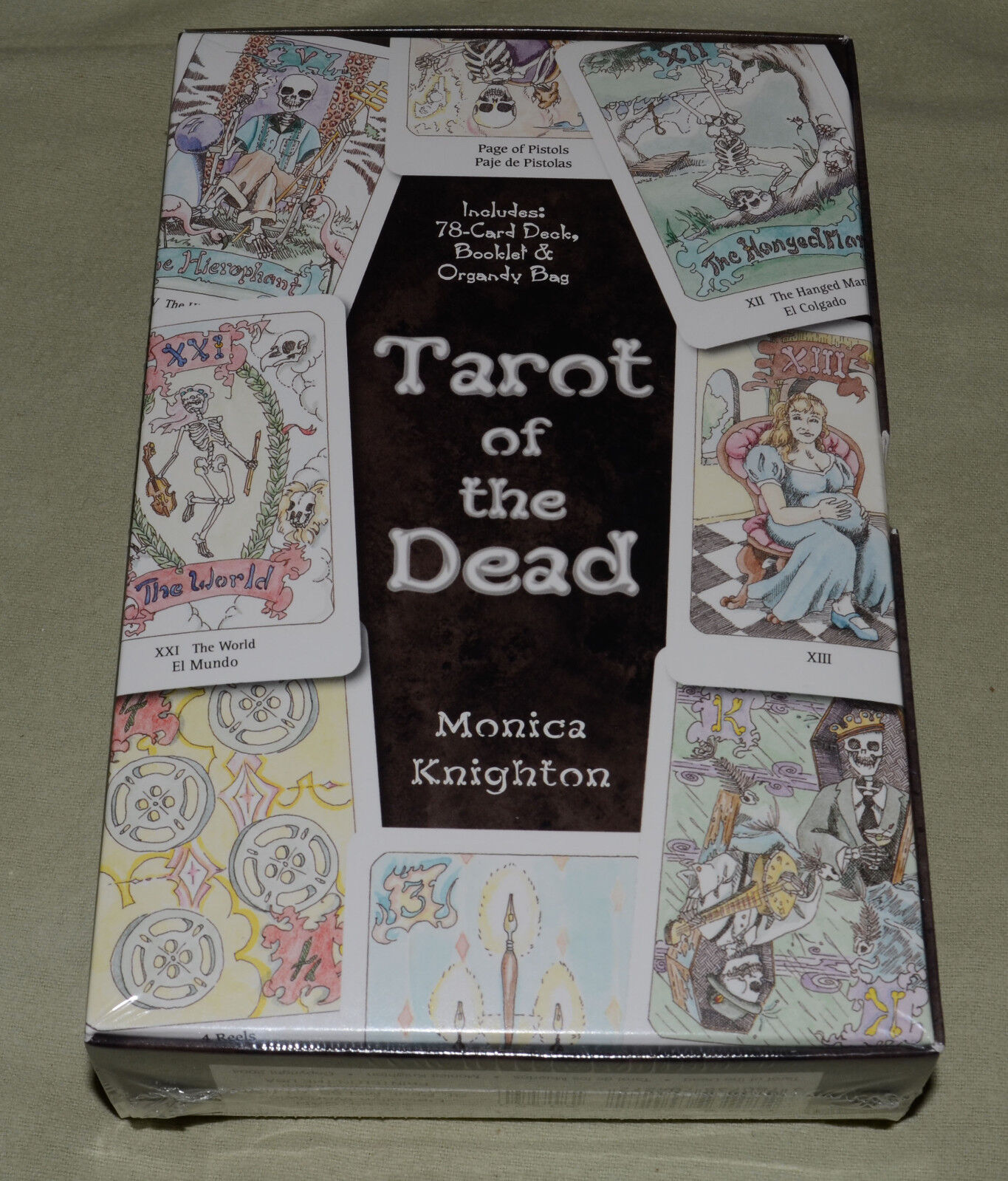 Dia de los Muertos - Tarot of the Dead Cards Deck Box Set - Monica Knighton OOP