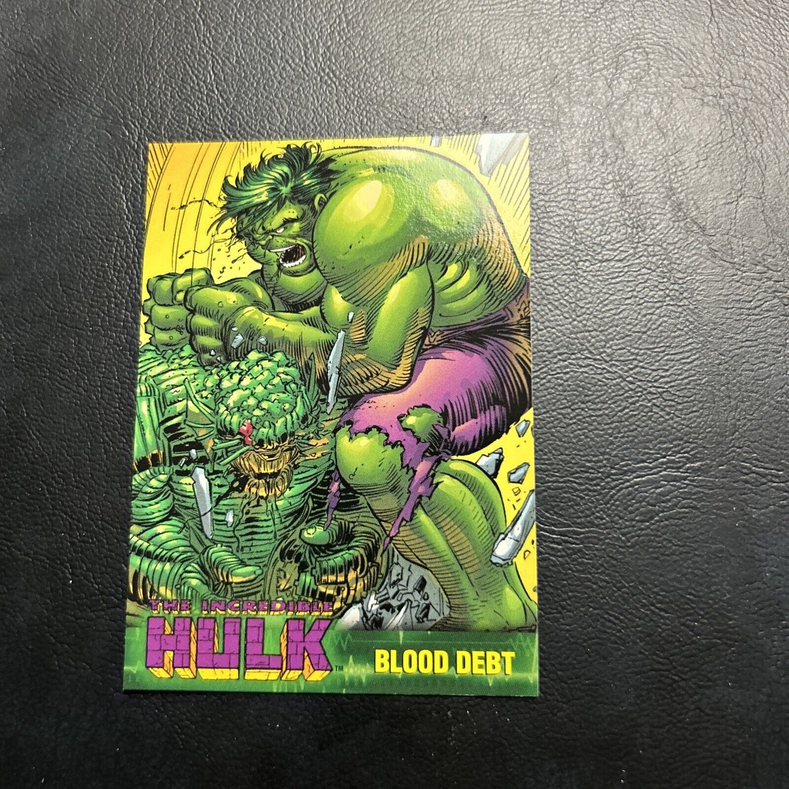 11d The Incredible Hulk Marvel 2003  Topps #11 Blood Debt