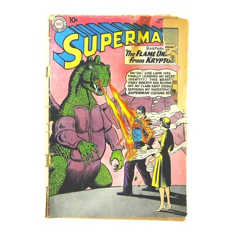 Superman (1939 series) #142 in Fair condition. DC comics [n (cover detached)
