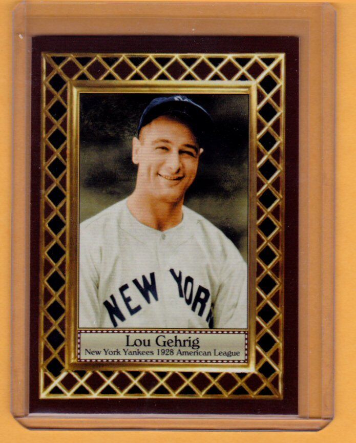 Lou Gehrig \'28 New York Yankees Fan Club serial numbered /300