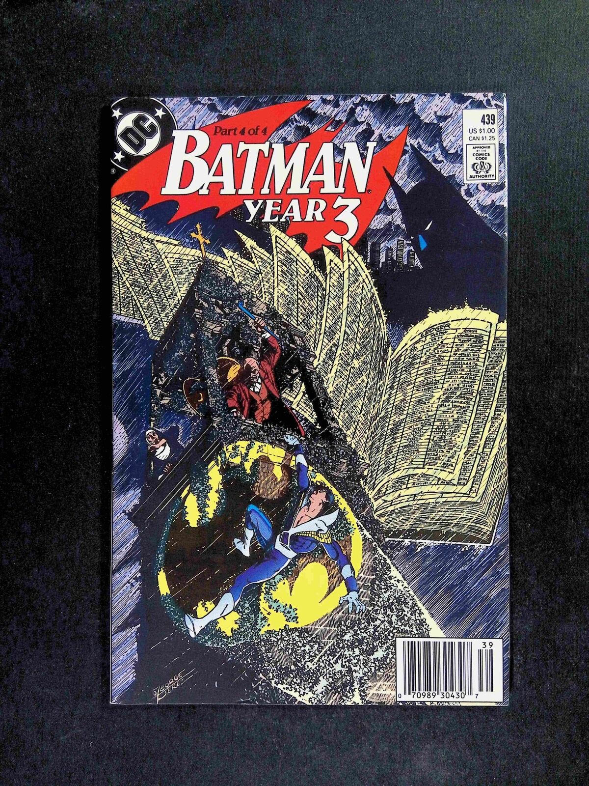 Batman #439  DC Comics 1989 VF Newsstand