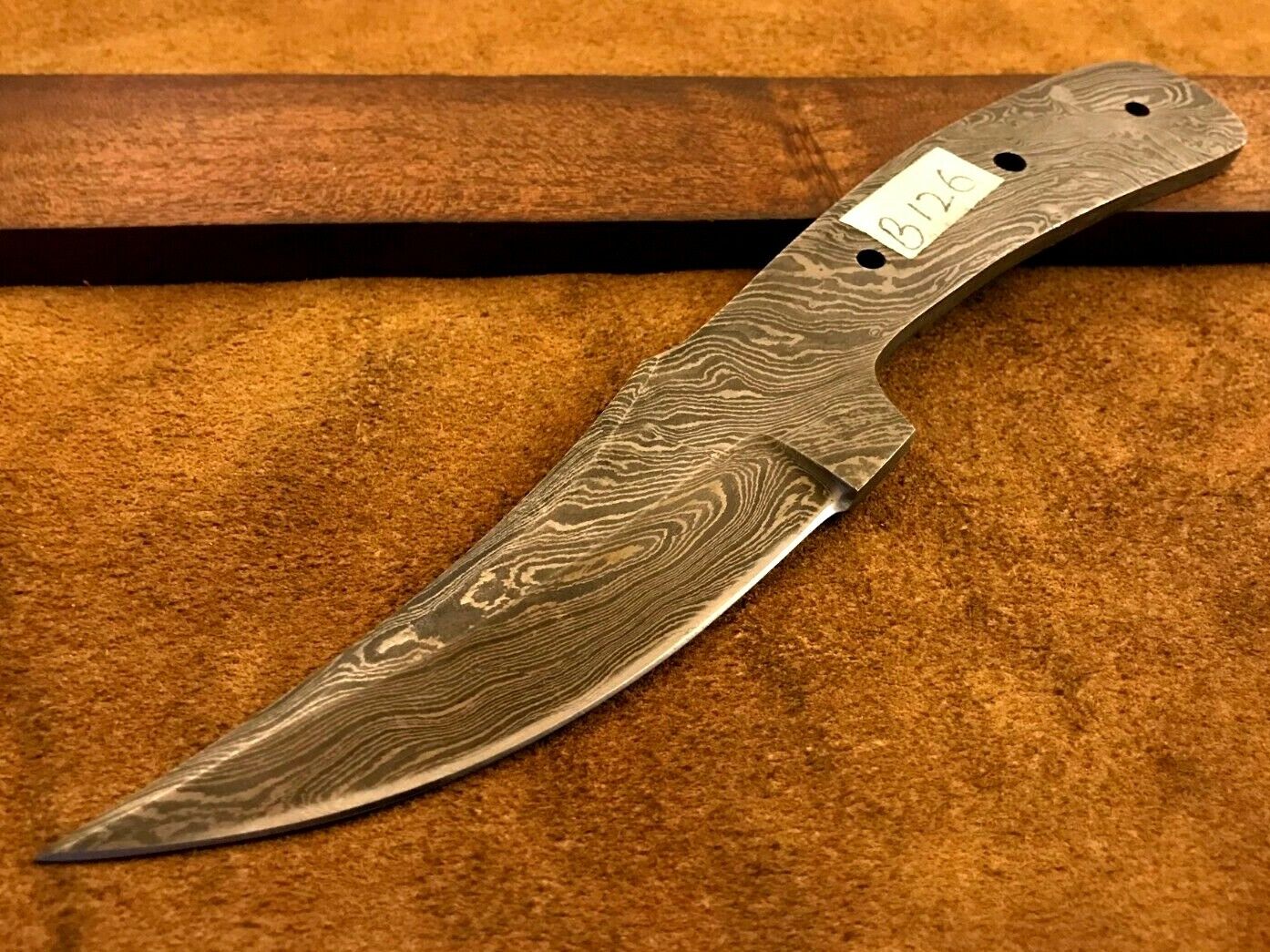 Handmade Pattern Welded Damascus Steel Blank Blade-Knife Making-Klinge-B126