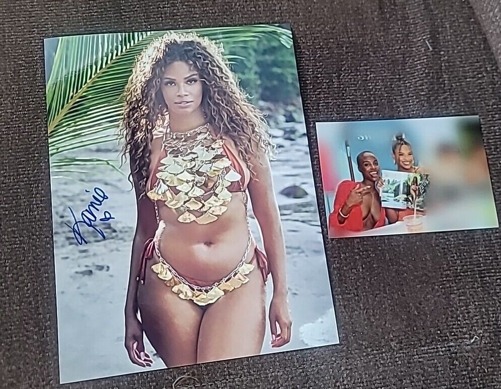 Kamie Crawford Signed 8x10 Photo SI Swimsuit Model w/Proof 100% Authentic L@@K
