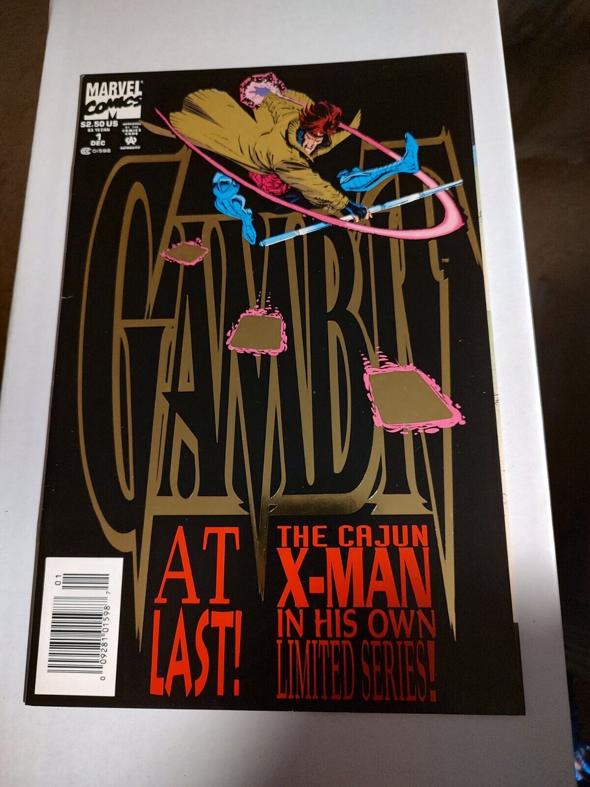 Gambit #1 (1993) Newsstand. Marvel Comics. Original Owner and Unread.