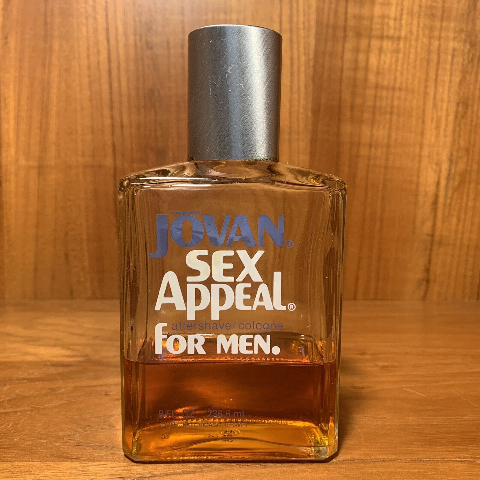JOVAN SEX APPEAL for Men After Shave / Cologne Splash 8 fl oz Giant 40% Vintage
