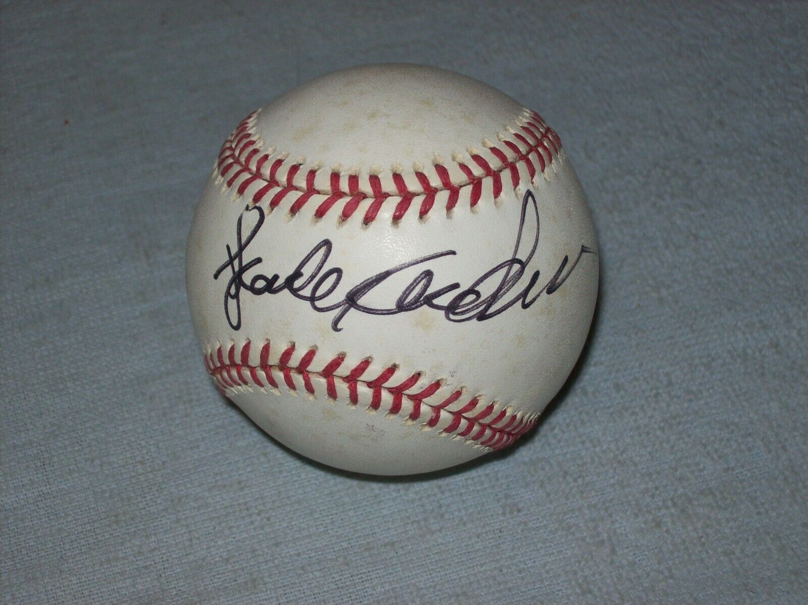 Reds Tigers HOF George Sparky Anderson Hand Signed Autographed Baseball  