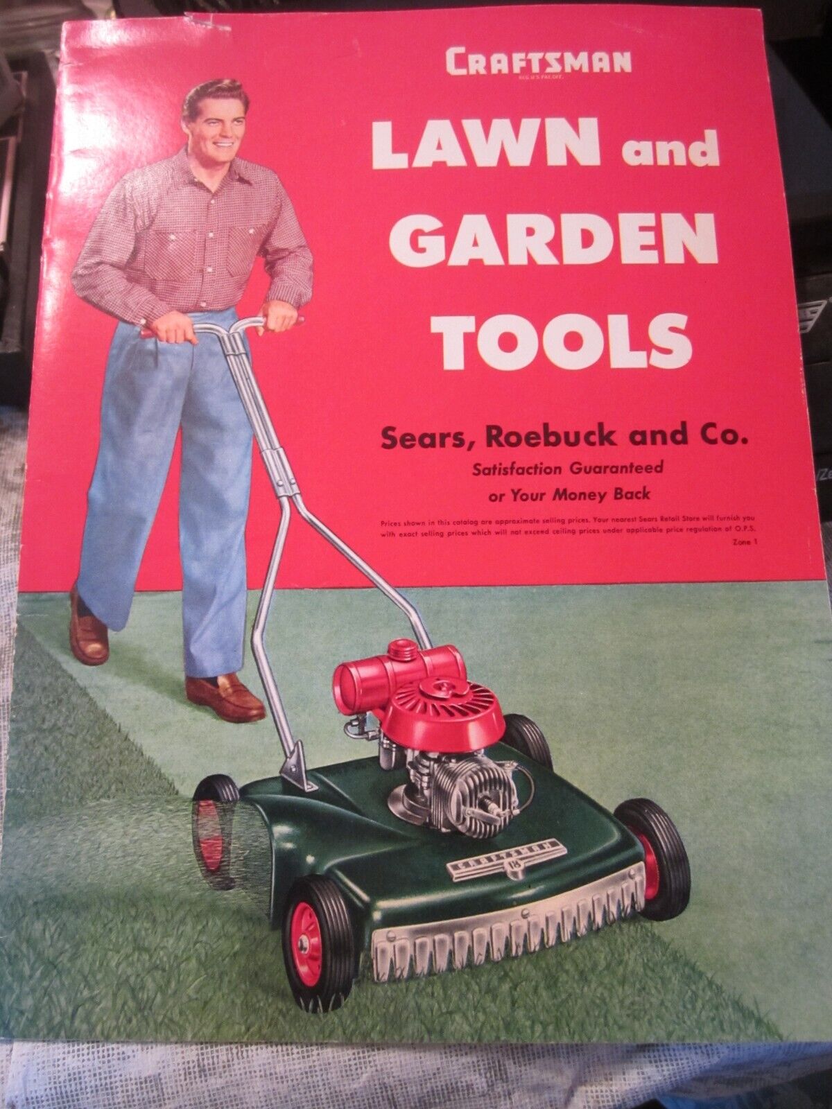 1953 Sears Craftsman Lawn and Garden Tools Catalog w/ Lawnmowers