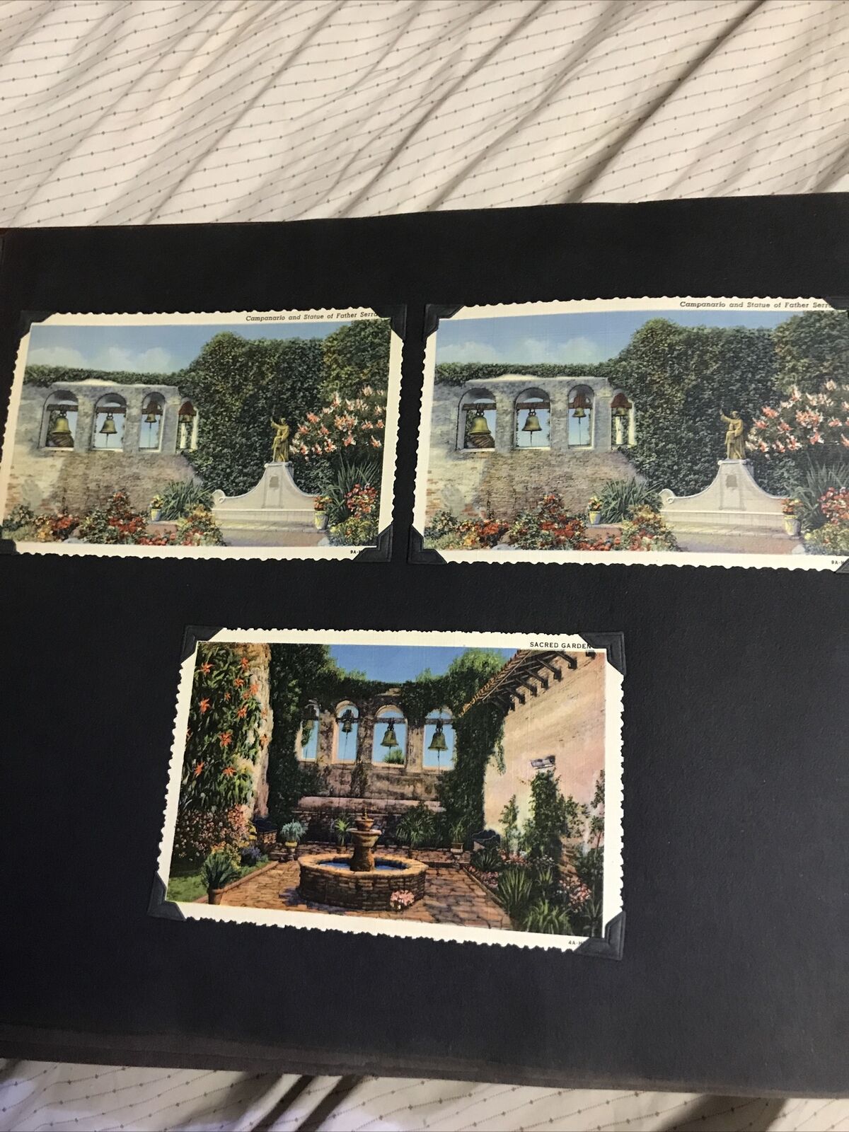 nine 1950s postcards Mission San Juan Capistrano California x535bk