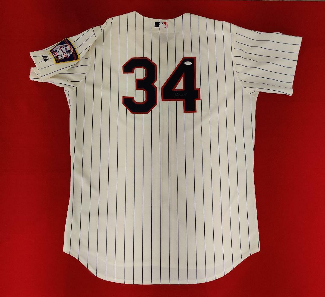 Kirby Puckett Signed Minnesota Twins Jersey PSA/DNA Letter of Authenticity