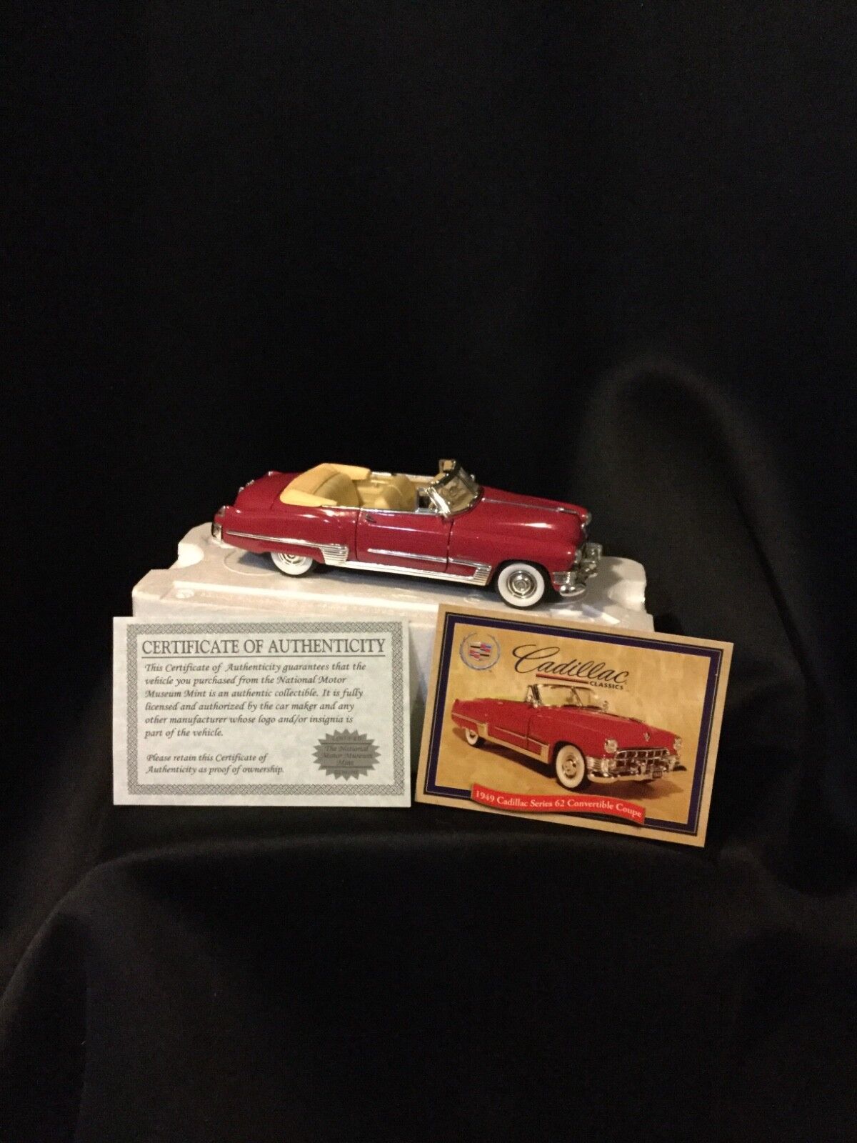 National Motor Museum Mint 1918 and 1949 Cadillac Classic Car Models 